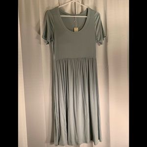 Dusty Blue Dress